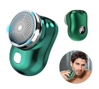 Mini rasoio da uomo 2023, rasoio elettrico da uomo One Touch Rasoio elettrico lavabile tascabile Rasoio Powerstorm impermeabile