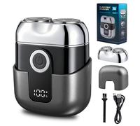 Mini Rasoio Elettrico Barba Uomo Rasoio da Viaggio Portatile Impermeabile IPX6