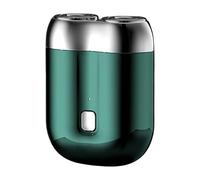 Mini rasoio elettrico - governare ovunque senza sforzo, design compatto impermeabile da viaggio, finitura elegante, ricaricabile tramite USB + uso a secco bagnato, struttura resistente in acciaio