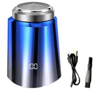Mini rasoio elettrico per uomini e donne, rasoio portatile ricaricabile di tipo C con display a LED, strumento impermeabile IPX6, lama in acciaio per viso e corpo