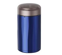 Mini rasoio elettrico portatile, lavabile, ricaricabile di tipo C, impermeabile, IPX7, facile da usare a casa, auto, viaggi (blu)