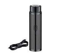 Mini rasoio elettrico, rasoio rotante ricaricabile portatile per il viso, impermeabile, mini barba, macchina da barba da uomo, per rasatura a secco