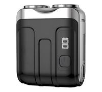 Mini rasoio portatile El Ectric da uomo, da viaggio, tascabile, ricaricabile tramite USB, impermeabile, El Ectric Ra Zor, per uomo, viso, casa, auto, fuori ghiaccio, SzL116 (nero, 5 x 2,4 x 5,9 cm)