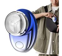 Mini rasoio portatile - Rasoio elettrico leggero e ricaricabile tramite USB | Rasoio elettrico portatile impermeabile formato tascabile da uomo ideale per casa e viaggi
