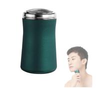 Mini rasoio USB 2023, rasoio portatile tascabile rasoio da uomo asciutto e bagnato ricaricabile tramite USB, rasoio elettrico portatile mini-rasatura for viaggi, ufficio, campeggio ( Color : Green , S