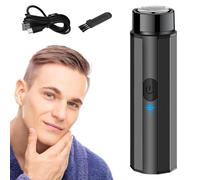 Mini rasoio USB compatto, dispositivo portatile per la barba | Strumento elettrico impermeabile per la cura del viso con motore silenzioso, ideale per ritocchi di viaggio e rasatura quotidiana