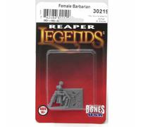 Mini - Reaper Bones USA 30219 Female Barbarian