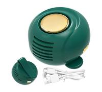 Mini Rechargeable Fan - Hands Free Clip On Bladeless Cooler, Personal Three Speed Quiet Airflow | Swivel Rotatable Small Ventilator Attachment, Summer Camping Hiking Fishing Beach Picnic Supplies