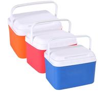 Mini refrigeratore, 5qt isolato, piccolo refrigeratore rigido, portatile piccola cassa del ghiaccio con manici, mini contenitore per il pranzo per spiaggia, picnic, campeggio, scatola rigida per il