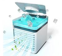 Mini Refrigeratore, Funzione 4 In 1 Condizionatore Per Auto, 3 Velocità Regolabili Raffrescatore Portatile - per La Camera Da Letto Dell'Ufficio Da Viaggio A Casa
