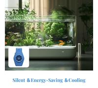Mini refrigeratore per acquario, ventola di raffreddamento per rettili,