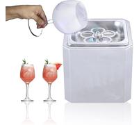 Mini refrigeratore per bicchieri in acciaio inox, refrigeratore per bicchieri CO2 Thrill con luce LED multicolore, raffreddamento istantaneo a -25°C in 6 secondi, per cocktail, birra, bevande, vino B