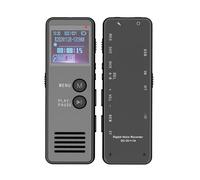 Mini registratore attivato USB Flash Drive suono dittafono altoparlante altoparlante microfono esterno lettore MP3 per classe, lavoro (128 GB)