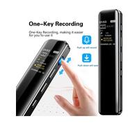 MINI REGISTRATORE VOCALE AUDIO DIGITALE 8GB CON SCHERMO LCD RICARICABILE Q-LC501