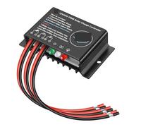 Mini regolatore di carica solare PWM impermeabile 10A 20A 12V 24V con cavo(10A)