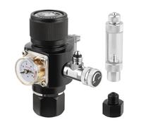 Mini regolatore di Co2 a doppio stadio for acquario, elettrovalvola for acquario, contabolle, accessori for acquario, riduttore di anidride carbonica(W218)
