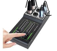 Mini regolatore passivo del volume - Controllo del volume, regolatore del volume stereo | Sottomesso, monitor da studio, sottomesso Hi-Fi, preamplificatore con connessioni audio per monitor attivi