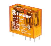 Mini rele Finder 1 scambio 16A 220VAC 406182304000