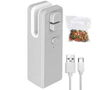 MINI RESEALER - Cutter di sigillatura alimentare compatta, strumento ricaricabile USB | Apparecchio di sigillatura a vuoto a fuoco magnetico Dispositivo di conservazione della conservazione dello snac