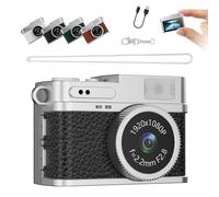 Mini Retro Digital Camera,Digital Camera, S150 Mini Digitals Cameras, S150 Keychain Cameras, 0.96 Inch Colour Screen, Portable and Easy File Transfer, Pendant decorations (Black,64G)