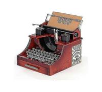 Mini Retro Style Typewriter Clockwork Music Box