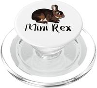 Mini Rex Conigli per gli appassionati di animali domestici di questa razza di coniglio PopSockets PopGrip per MagSafe