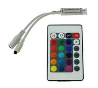 Mini RGB LED 24Key Controllore 12V 72W 4-Pin; RGB plug + play