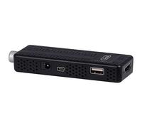 Mini ricevitore TDT, compatto sintonizzazione digitale, connettività USB, funzione di registrazione; ideale per guardare la TV digitale e registrare programmi.