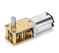Mini Riduttore Di Velocità Dc, Piccola Coppia Mini Micro Motori Elettrici, Motore Dc Scatola Ingranaggi in Metallo Completa, Ingranaggi Albero Potenza per Rc Auto, Robot Modello (Cc 12v 53 Giri/Min)