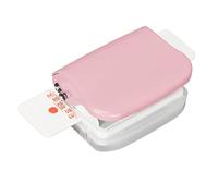 Mini Rilegatrice, Rilegatrice per Libri Cinch a 6 Fori, Perforare 5 Fogli, per A4 30 Fori B5 26 Fori A5 20 Fori Pagine Interne per Lavagna a Fogli Mobili (Rosa)