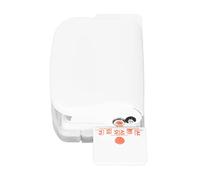 Mini Rilegatrice, Rilegatrice per Libri Cinch a 6 Fori, Perforare 5 Fogli, per A4 30 Fori B5 26 Fori A5 20 Fori Pagine Interne per Lavagna a Fogli Mobili (Bianco)
