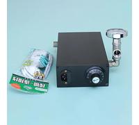 Mini Riscaldatore D'Aria, Essiccatore a Gas, Essiccatore a Spruzzo di Azoto e Vernice, Regolabile da 0 a 120 °C, a Prova di Perdite e Sicuro Contro la Combustione a Secco, CA 220V 1200W