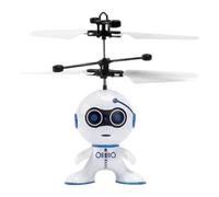 Mini robot drone - Machine di volo ricaricabile, aereo giocattolo compatto, bot di controllo dei gesti | Il guscio durevole protegge in movimento Funzione SAFE Usa Scopo per bambini, fes