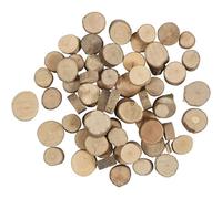 Mini rondelle di legno decorative da 10 a 15 mm, 25 g