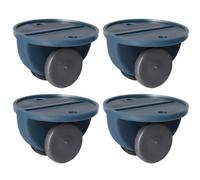 Mini rotelle,Mini rotelle autoadesive - Ruote piccole mobili in 4 pezzi, pulegge in miniatura autoadesive per contenitori, cassetti 'armadio, piccoli mobili