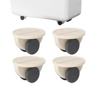 Mini rotelle - Ruote sterzanti della scatola - Mini ruote fisse da 4 pezzi, piccole ruote per scatole di immagazzinaggio, piedini di rotolamento adesivi per piccoli elettrodomestici