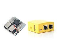 Mini Router Open Source NanoPi R2S con porte Ethernet dual-Gbps DDR4 da 1 GB Basato Su RK3328 Soc per IOT NAS Smart Home Gateway