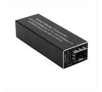 Mini RPOE 1.25G Media Converter SFP Transceiver Module 5V DC Tipo-C Input 1 SFP Slot 1 RJ45 Ethernet SFP Fiber Switch,B