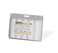 Mini Rullo Spugna Vernice 10 cm - Set 10 Rullini per Smalti e Vernici all’Acqua - Rullo Pittura per Superfici Lisce, Porte e Mobili - Spugna Alta Densità Boldrini