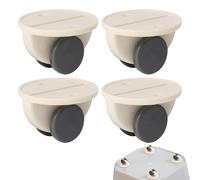 Mini Ruote Adesive | Mini ruote sterzanti | Ruote piccole mobili in 4 pezzi, pulegge in miniatura autoadesive per contenitori, cassetti 'armadio, piccoli mobili