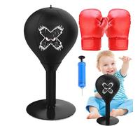 Mini Sacco Da Boxe Per Scrivania | Punching Ball Adesivo Con,Speed Ball Per Boxe Con - Per Allenamento Fitness Esercizio Workout Dallo Stress Casa Ufficio Camera Da E Soggiorno
