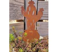 Mini saguaro di cactus in acciaio inox da avvitare fiore in acciaio inox fior...