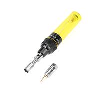 Mini Saldatore A Gas, Saldatore a Batteria, Penna Portatile del saldatore della torcia per soffiaggio del gas butano, 1300℃ Giallo