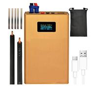 Mini saldatrice a punti da 10600 mAh for saldatrice a punti a batteria 18650 Saldatrice a punti a 20 ingranaggi con display OLED Charge-pal Fai da te per principianti