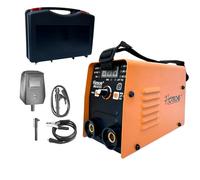 Mini Saldatrice Inverter a Elettrodo per Fabbro da 350 Ampere Super compatta professionale con cavi e maschera display LCD digitale saldatrice elettrica portatile leggera in Valigetta