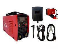 Mini Saldatrice Inverter ad Elettrodo per Fabbro da 350 Ampere Super compatta professionale con cavi e Maschera