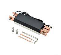 Mini saldatrice portatile per saldatrice al litio per batterie al nichel, mini saldatrice portatile a grilletto automatico (nero bianco)