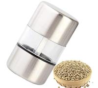 Mini sale e pepe - corpo in acciaio inossidabile, nucleo di macinazione ceramica, utilizzo manuale di risparmio di sforzo | per cucina in cucina in casa, tavoli da ristorante, pasti da viaggi