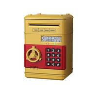 Mini salvadanaio elettronico con blocco password, conteggio automatico delle monete sicuro for i bambini(Yellow)