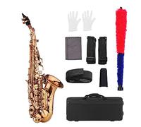 Mini Sassofono In Sib Materiale In Ottone Superficie Laccata Oro Strumento A Fiato Con Custodia Per Il Trasporto Ance E Cinturino Sassofono per principianti Kit